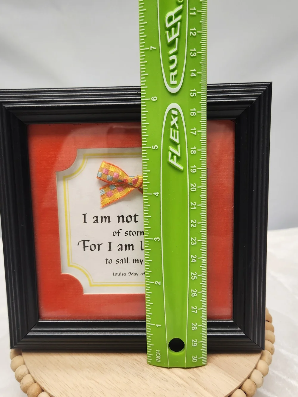 Louisa May Alcott Inspirational Quote Framed